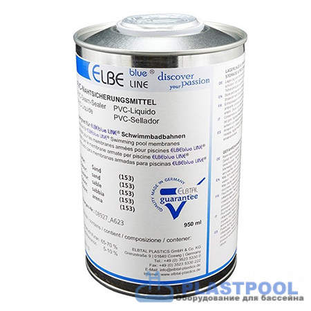 Герметик ПВХ (уплотнитель швов) Elbtal Plastics Turquoise (бирюзовый)