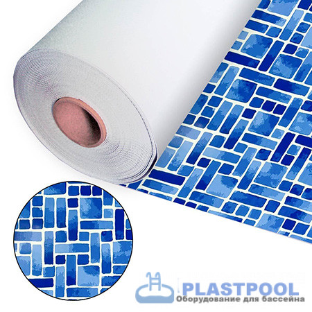 Пленка для бассейна Aquaviva Blocks (синие блоки ) 1,65/2,05х25,2м