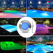 Прожектор встраиваемый из нерж. стали (25Вт/12В) LED RGB с пультом Tadpole JKD-UT280-2SP