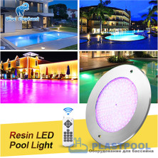 Прожектор встраиваемый из нерж. стали (25Вт/12В) LED RGB с пультом Tadpole JKD-YC260-SP