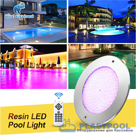 Прожектор  встраиваемый из нерж. стали (25Вт/12В) LED RGB с пультом Tadpole JKD-YC260-SP