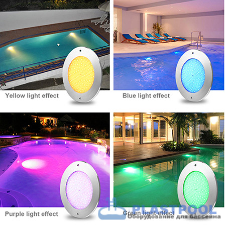 Прожектор  встраиваемый из нерж. стали (25Вт/12В) LED RGB с пультом Tadpole JKD-YC260-SP