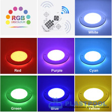 Прожектор встраиваемый из нерж. стали (25Вт/12В) LED RGB с пультом Tadpole JKD-YC260-SP