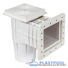 Скиммер Gemas 295х225мм 1 1/2" ВР M5 с квадратной крышкой с декор. рамкой (универсал) 