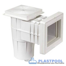 Скиммер Gemas 295х225мм 1 1/2" ВР с квадратной крышкой с декор. рамкой (универсал)