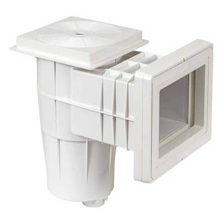 Скиммер Gemas 295х225мм 1 1/2" ВР с квадратной крышкой с декор. рамкой (универсал)