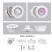 Прожектор (25Вт/12В) (универсал.) LED Cold white Tadpole JKD-QR290-A