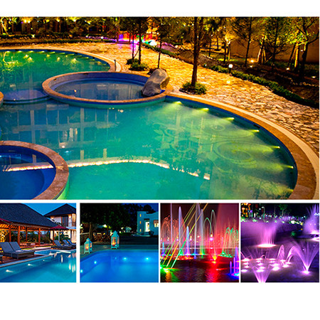 Прожектор (25Вт/12В) (универсал.) LED RGB с пультом Tadpole JKD-QR290-A