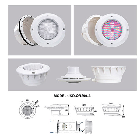 Прожектор (45Вт/12В) (универсал.) LED RGB с пультом Tadpole JKD-QR290-A