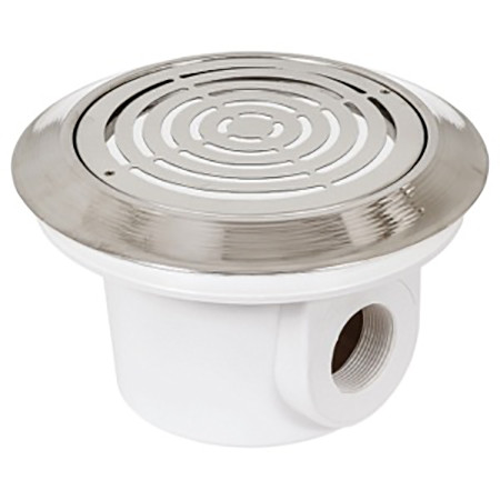 Донный слив Gemas 1 1/2" ВР решетка н/с (плитка) 