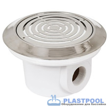 Донный слив Gemas 1 1/2" ВР решетка н/с (универсал) 